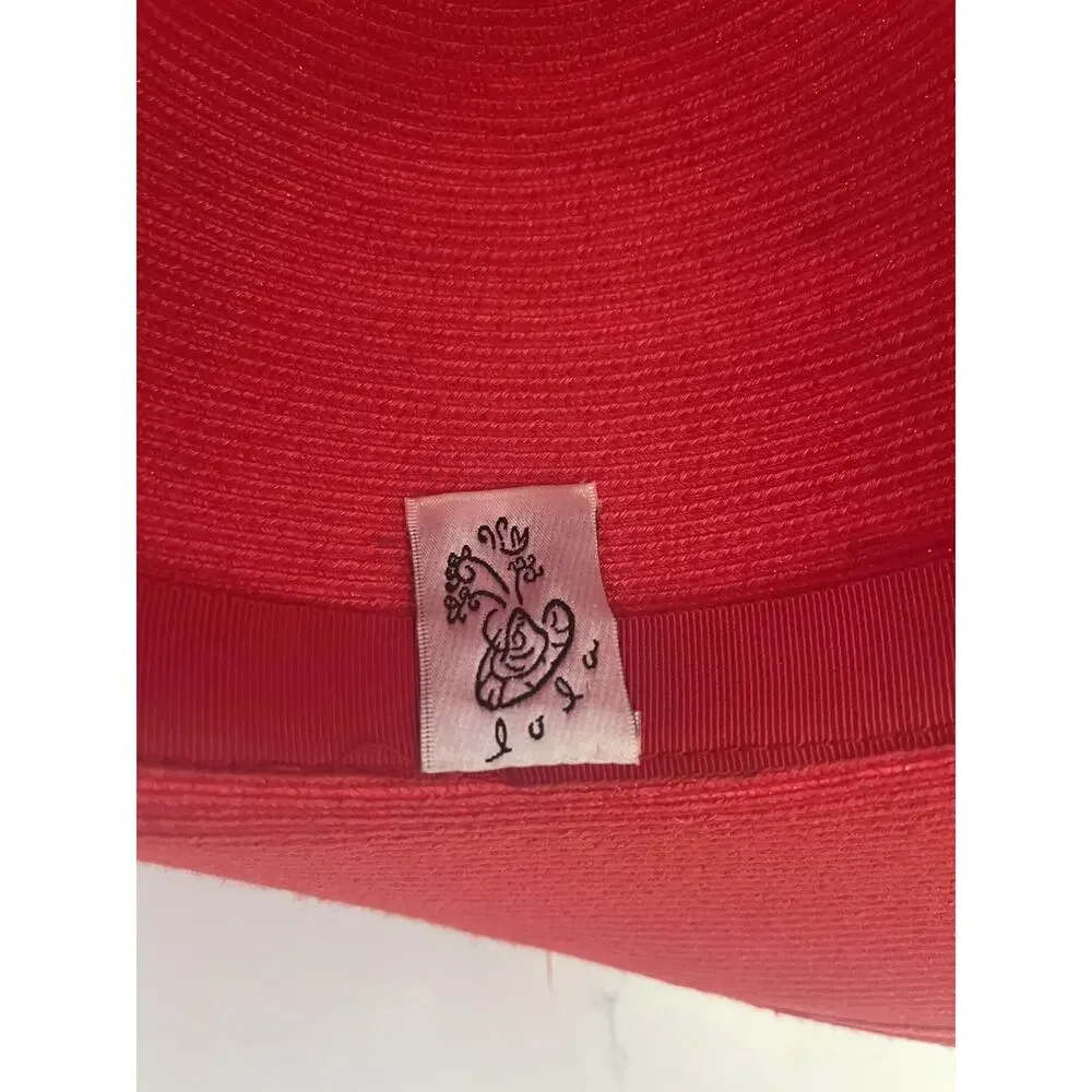 Lola Womens Straw Sun Hat S 6.5